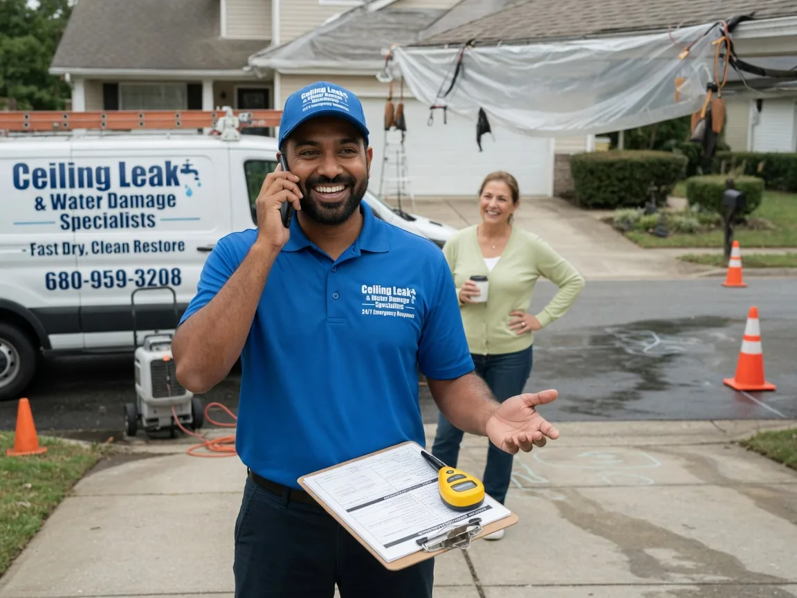 Ceiling Leak Cleanup Alpena, AR FAQs